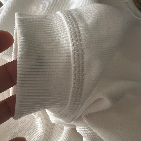 Tommy Bahama White Crewneck Cotton Sweatshirt Size Large L - Picture 7 of 9